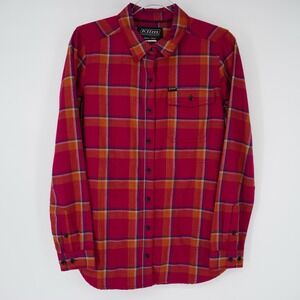 Klim Kinsey Midweight Plaid Flannel Shirt Long Sleeve Motorcycle Riding Small
